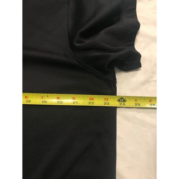 Under Armour Heatgear Polo Shirt Men's XL Black Knit 3 Button Casual Pullover - Picture 7 of 7